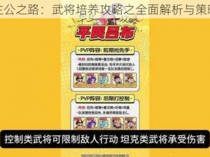 变身主公之路：武将培养攻略之全面解析与策略指南