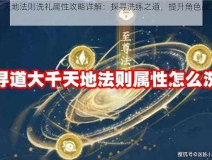 大千天地法则洗礼属性攻略详解：探寻洗练之道，提升角色战力指南