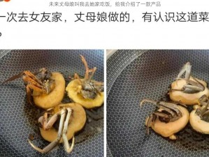 未来丈母娘叫我去她家吃饭，给我介绍了一款产品