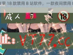 免费夜里 18 款禁用 B 站软件，一款夜间禁用 B 站的软件