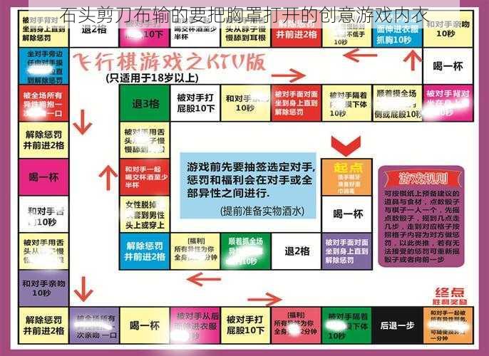 石头剪刀布输的要把胸罩打开的创意游戏内衣