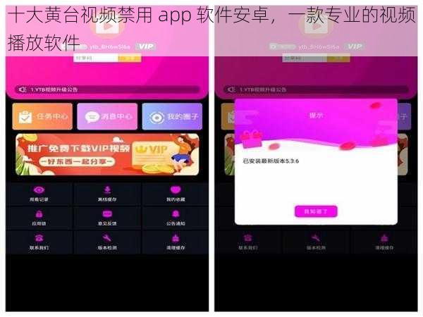 十大黄台视频禁用 app 软件安卓，一款专业的视频播放软件