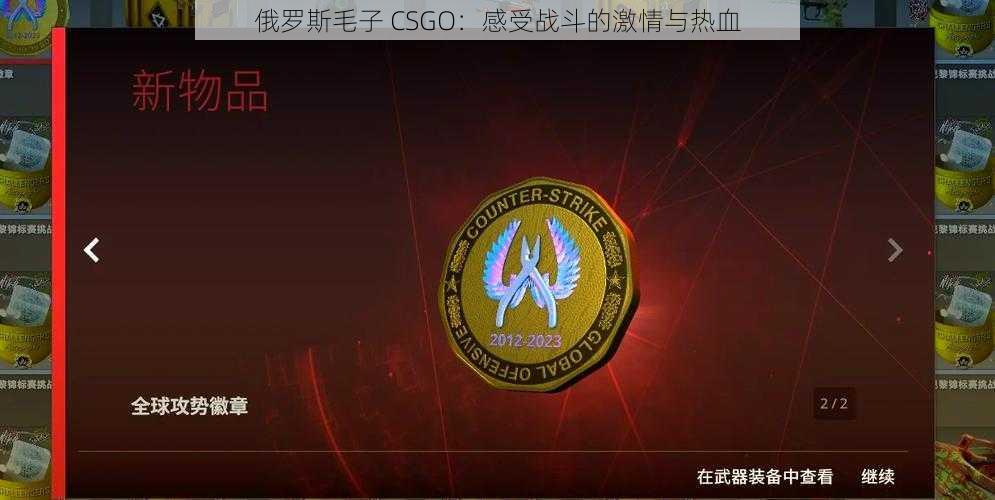 俄罗斯毛子 CSGO：感受战斗的激情与热血