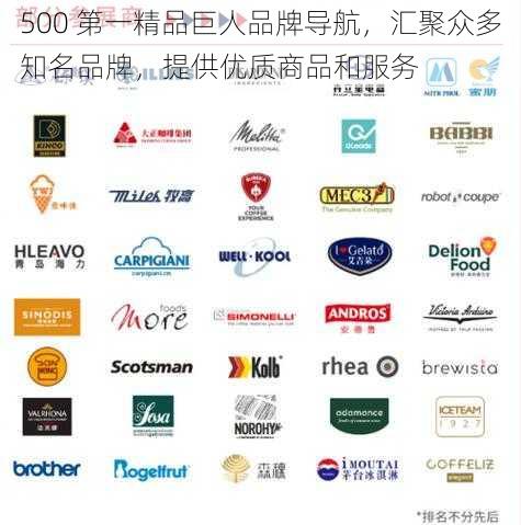 500 第一精品巨人品牌导航，汇聚众多知名品牌，提供优质商品和服务