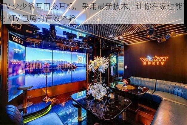 KTV 少少爷互囗交耳机，采用最新技术，让你在家也能享受 KTV 包房的音效体验