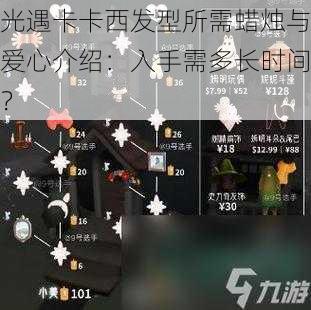 光遇卡卡西发型所需蜡烛与爱心介绍：入手需多长时间？